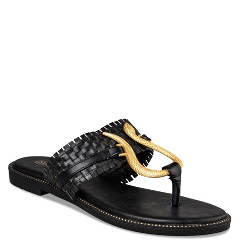ENVIE -Γυναικεία flat σανδάλια ENVIE E96-19053 μαύρα
