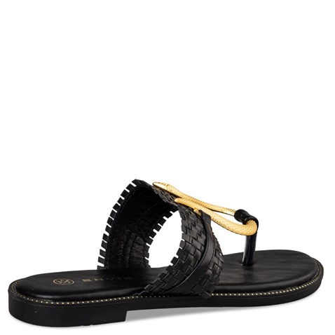 ENVIE -Γυναικεία flat σανδάλια ENVIE E96-19053 μαύρα