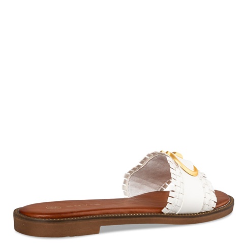 ENVIE -Γυναικεία flat σανδάλια ENVIE E96-19054 λευκά