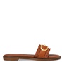 ENVIE -Γυναικεία flat σανδάλια ENVIE E96-19054 καφέ