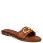 ENVIE -Γυναικεία flat σανδάλια ENVIE E96-19054 καφέ