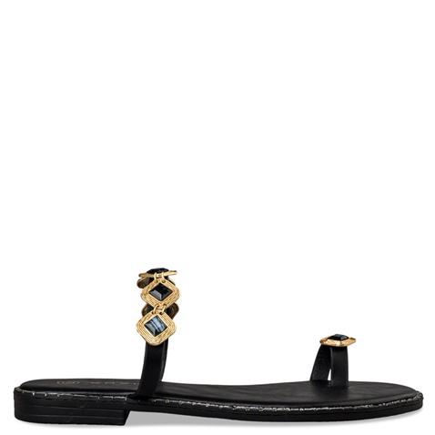 ENVIE -Γυναικεία flat σανδάλια ENVIE E96-19058 μαύρα
