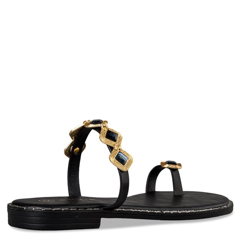 ENVIE -Γυναικεία flat σανδάλια ENVIE E96-19058 μαύρα