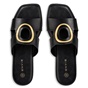 ENVIE -Γυναικεία flat σανδάλια ENVIE E96-19062 μαύρα
