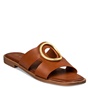 ENVIE -Γυναικεία flat σανδάλια ENVIE E96-19062 καφέ