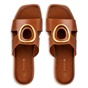 ENVIE -Γυναικεία flat σανδάλια ENVIE E96-19062 καφέ