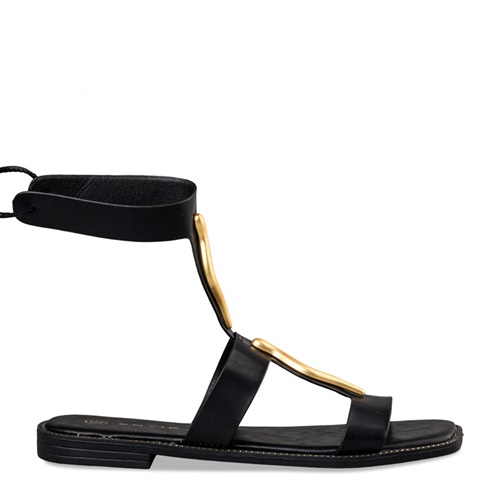 ENVIE -Γυναικεία flat σανδάλια ENVIE E96-19065 μαύρα