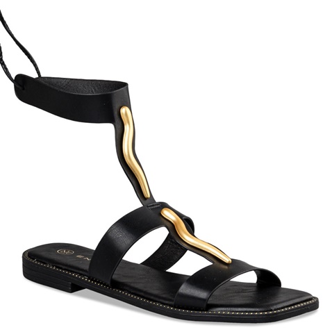 ENVIE -Γυναικεία flat σανδάλια ENVIE E96-19065 μαύρα