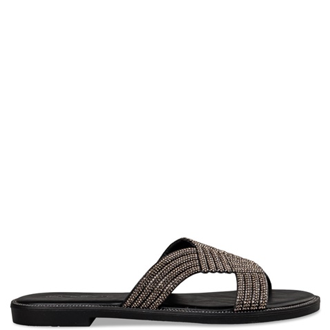 ENVIE -Γυναικεία flat σανδάλια ENVIE E96-19076 μαύρα