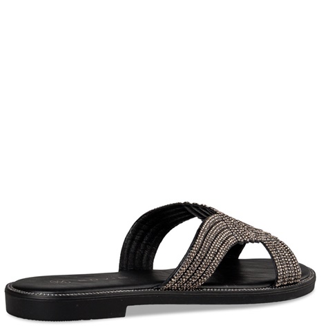 ENVIE -Γυναικεία flat σανδάλια ENVIE E96-19076 μαύρα