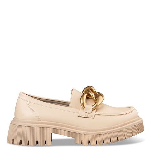 ENVIE -Γυναικεία loafers ENVIE E23-19248 μπεζ