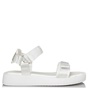 MISS NV-Γυναικεία flat σανδάλια MISS NV V22-17112 λευκά