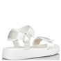 MISS NV-Γυναικεία flat σανδάλια MISS NV V22-17112 λευκά