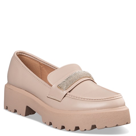 MISS NV-Γυναικεία loafers MISS NV V31-19393 μπεζ