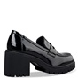 MISS NV-Γυναικεία ψηλά loafers MISS NV V57-20378 μαύρα