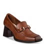 MISS NV-Γυναικεία ψηλά loafers MISS NV V57-20382 καφέ