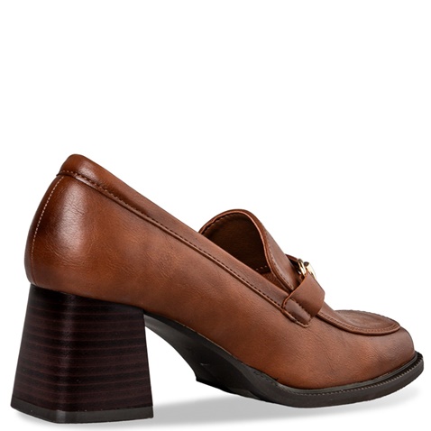 MISS NV-Γυναικεία ψηλά loafers MISS NV V57-20382 καφέ