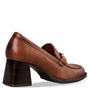 MISS NV-Γυναικεία ψηλά loafers MISS NV V57-20382 καφέ