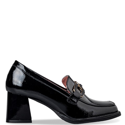 MISS NV-Γυναικεία ψηλά loafers MISS NV V57-20386 μαύρα