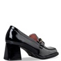 MISS NV-Γυναικεία ψηλά loafers MISS NV V57-20386 μαύρα