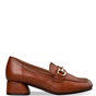 MISS NV-Γυναικεία ψηλά loafers MISS NV V63-20164 καφέ