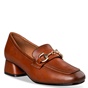 MISS NV-Γυναικεία ψηλά loafers MISS NV V63-20164 καφέ