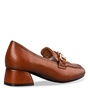 MISS NV-Γυναικεία ψηλά loafers MISS NV V63-20164 καφέ
