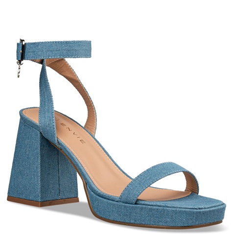 ENVIE -Γυναικεία πέδιλα ENVIE E84-19344 μπλε denim