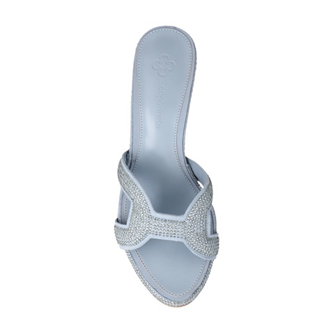 CAPODARTE -Γυναικεία mules CAPODARTE 4016964 γαλάζια