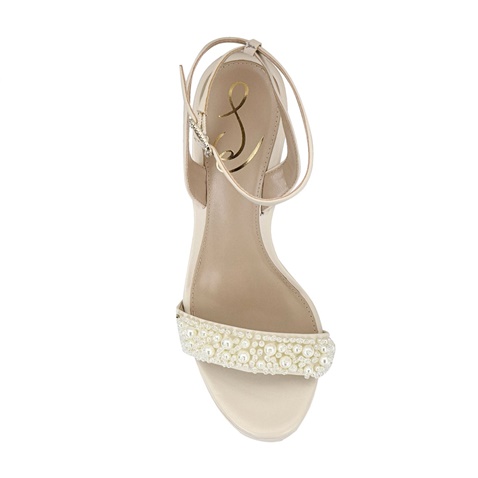 SAM EDELMAN-Γυναικεία πέδιλα SAM EDELMAN I4147L1100 εκρού