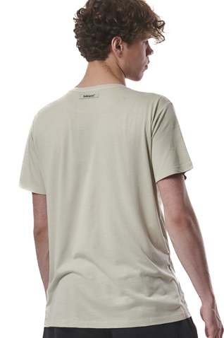 BODY ACTION-Ανδρικό t-shirt BODY ACTION 053420-01 γκρι