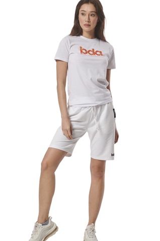 BODY ACTION-Γυναικεία βερμούδα BODY ACTION 031420-01 λευκή