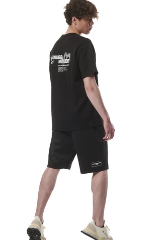 BODY ACTION-Ανδρικό t-shirt BODY ACTION 053421-01 μαύρο