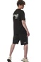 BODY ACTION-Ανδρικό t-shirt BODY ACTION 053421-01 μαύρο