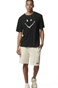 BODY ACTION-Ανδρικό t-shirt BODY ACTION 053423-01 μαύρο