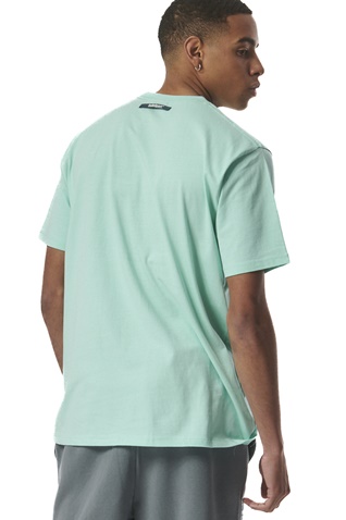 BODY ACTION-Ανδρικό t-shirt BODY ACTION 053431-01 πράσινο