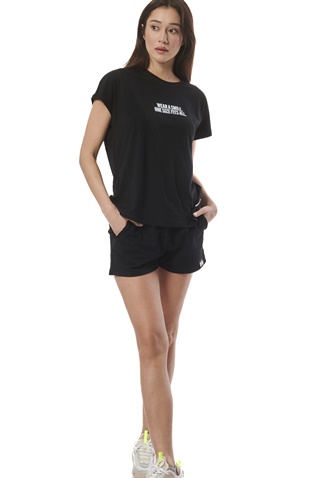 BODY ACTION-Γυναικείο σορτς BODY ACTION 031426-01 μαύρο