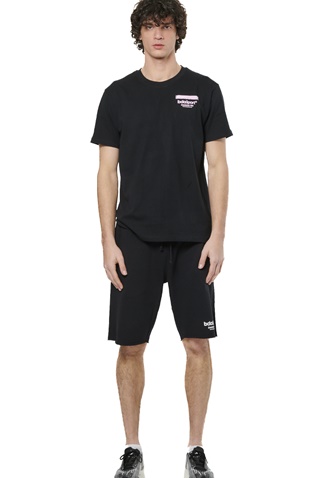 BODY ACTION-Ανδρικό t-shirt BODY ACTION 053519-01 μαύρο
