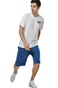 BODY ACTION-Ανδρικό t-shirt BODY ACTION 053519-01 λευκό