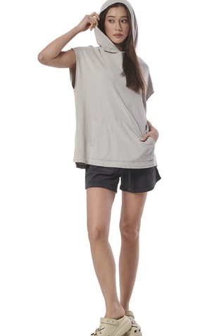 BODY ACTION-Unisex αμάνικη μπλούζα BODY ACTION 041417-01 γκρι
