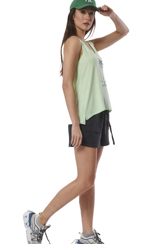 BODY ACTION-Γυναικείο top BODY ACTION 041424-01 πράσινο