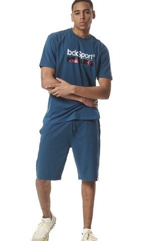 BODY ACTION-Ανδρική βερμούδα BODY ACTION 033415-01 μπλε
