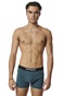 BODY ACTION-Σετ από 3 ανδρικά εσώρουχα boxer BODY ACTION 093309-01 πράσινο μαύρο μπορντό