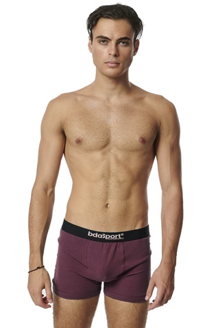 BODY ACTION-Σετ από 3 ανδρικά εσώρουχα boxer BODY ACTION 093309-01 πράσινο μαύρο μπορντό