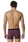 BODY ACTION-Σετ από 3 ανδρικά εσώρουχα boxer BODY ACTION 093309-01 πράσινο μαύρο μπορντό