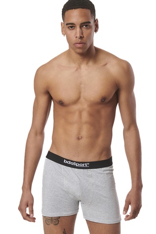 BODY ACTION-Σετ από 3 ανδρικά εσώρουχα boxer BODY ACTION 093401-01 γκρι μαύρο μπλε