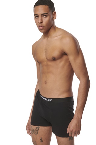 BODY ACTION-Σετ από 3 ανδρικά εσώρουχα boxer BODY ACTION 093401-01 γκρι μαύρο μπλε