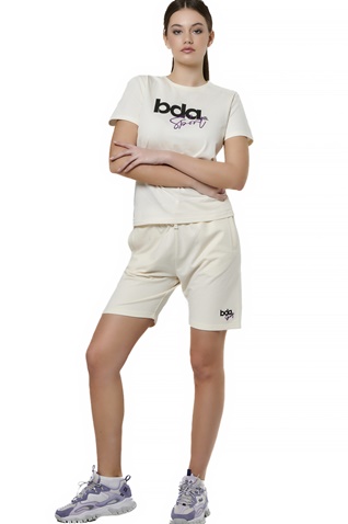 BODY ACTION-Γυναικείο t-shirt BODY ACTION 051518-01 εκρού