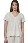 BODY ACTION-Γυναικείο t-shirt BODY ACTION 051521-01 εκρού