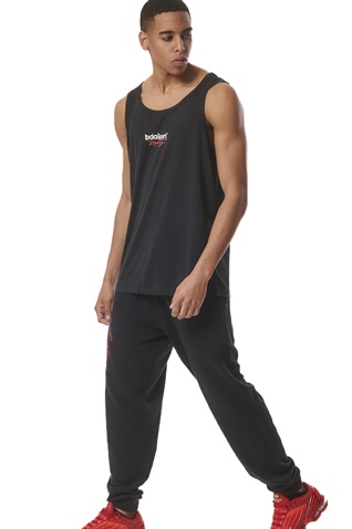 BODY ACTION-Ανδρικό παντελόνι φόρμας BODY ACTION 023432-01 μαύρο